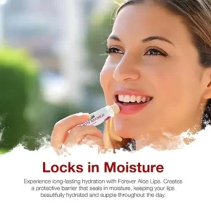 لیپس لب فوراور مرطوب کننده لب با آلوئه ورا روغن جوجوبا و موم زنبور عسل) Forever Aloe Lips
